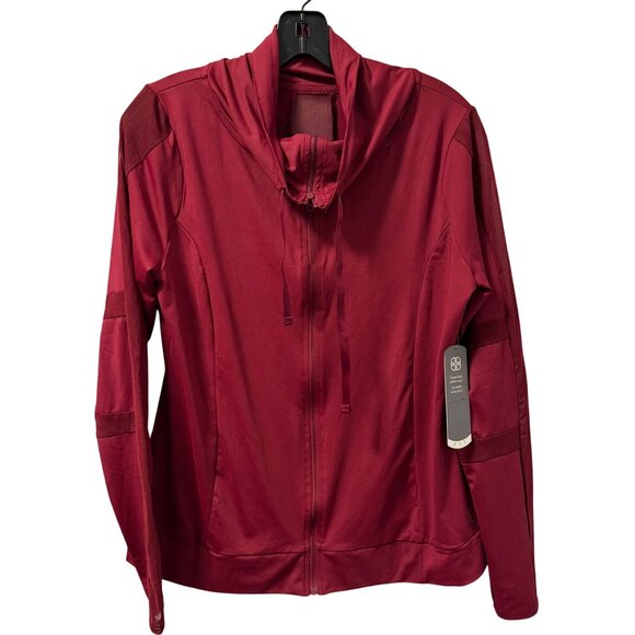 Daisy Fuentes Athletic Zip Up Jacket With Mesh Panels Activewear Sz M jacket. NW - Picture 2 of 12